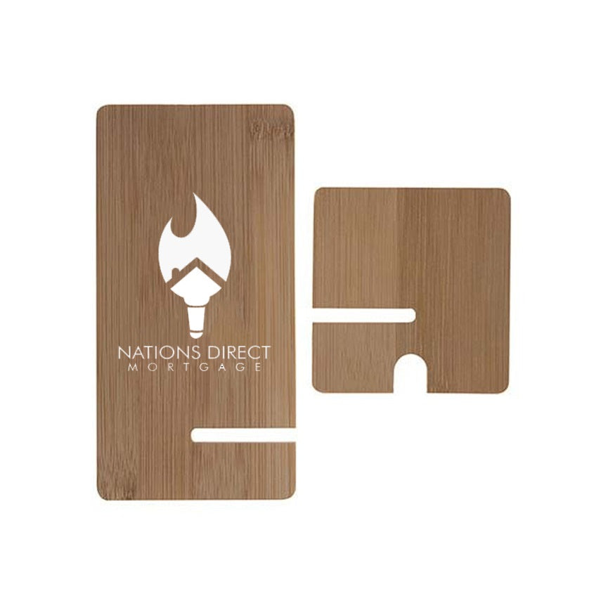 Bamboo Wood Cell Phone Stand