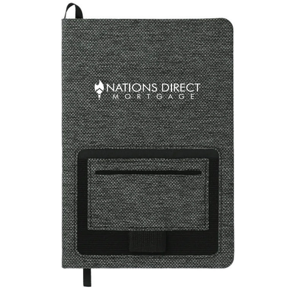 5.5” x 8.5” Vila Recycled PET Bound Notebook