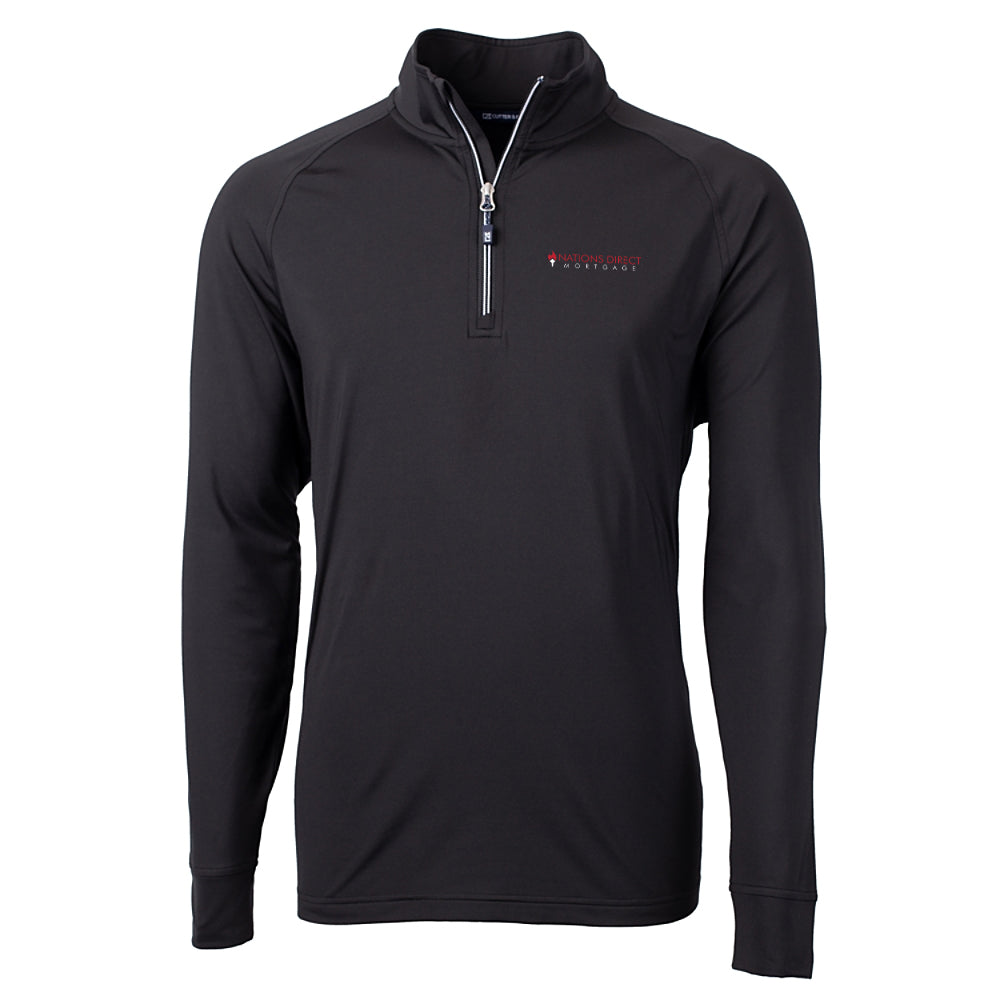 Cutter & Buck Men's Adapt Eco Knit Stretch Recycled Quarter Zip Pullover